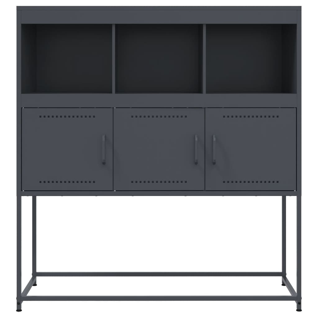 Sideboard Anthracite 100,5x39x107 cm Steel