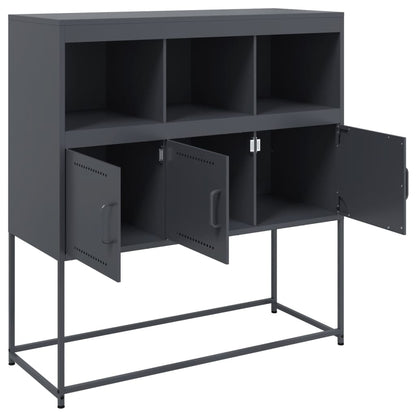 Sideboard Anthracite 100.5x39x107 cm Steel