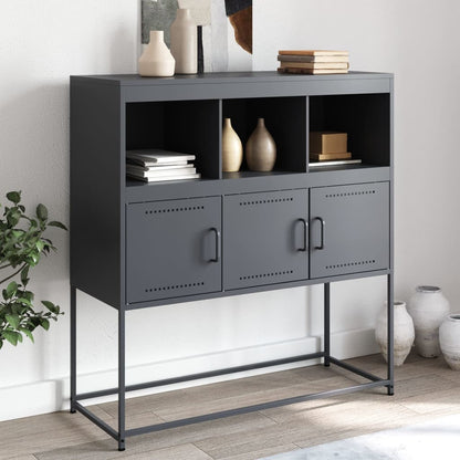 Sideboard Anthracite 100,5x39x107 cm Steel
