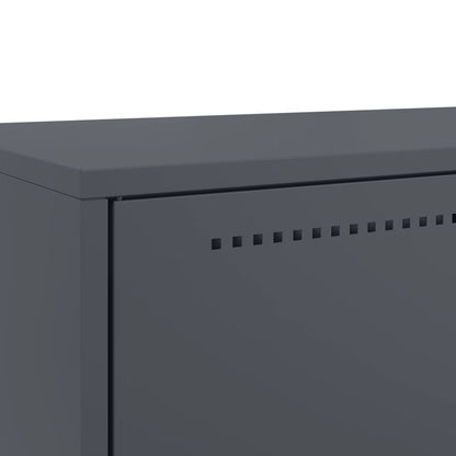 Highboard Anthracite 68x39x111.5 cm Steel