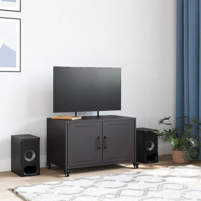 TV Cabinet Black 68x39x43,5 cm Steel