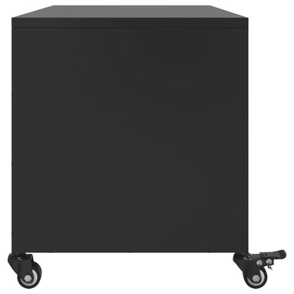 TV Cabinet Black 68x39x43,5 cm Steel