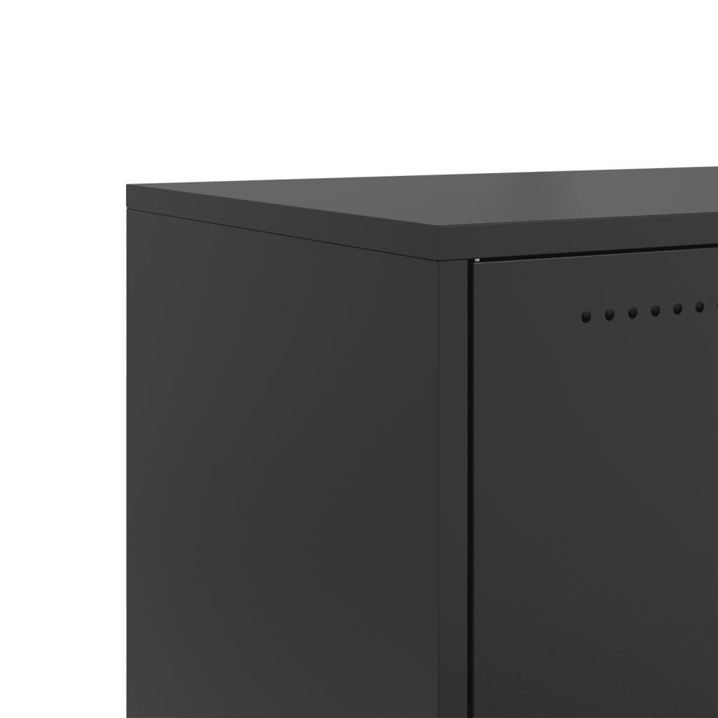 TV Cabinet Black 68x39x43,5 cm Steel