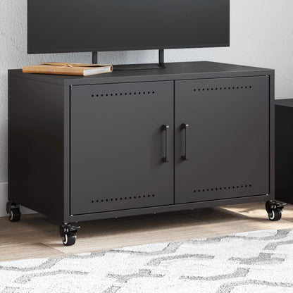 TV Cabinet Black 68x39x43,5 cm Steel
