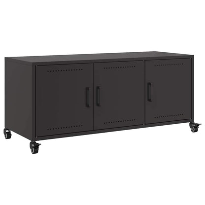 TV Cabinet Black 100.5x39x43.5 cm Steel
