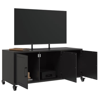 TV Cabinet Black 100.5x39x43.5 cm Steel