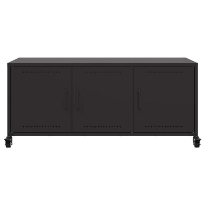 TV Cabinet Black 100.5x39x43.5 cm Steel