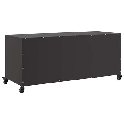 TV Cabinet Black 100.5x39x43.5 cm Steel