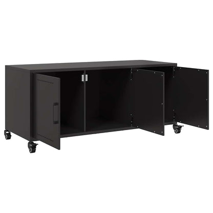 TV Cabinet Black 100.5x39x43.5 cm Steel