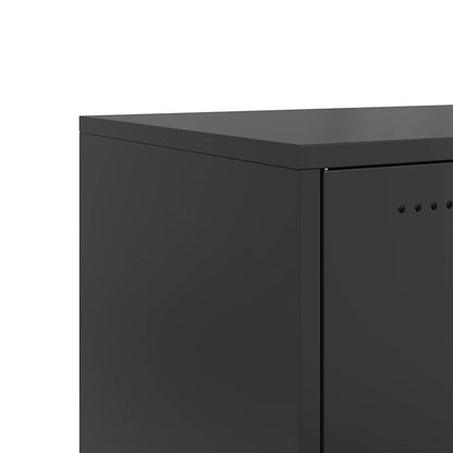 TV Cabinet Black 100.5x39x43.5 cm Steel