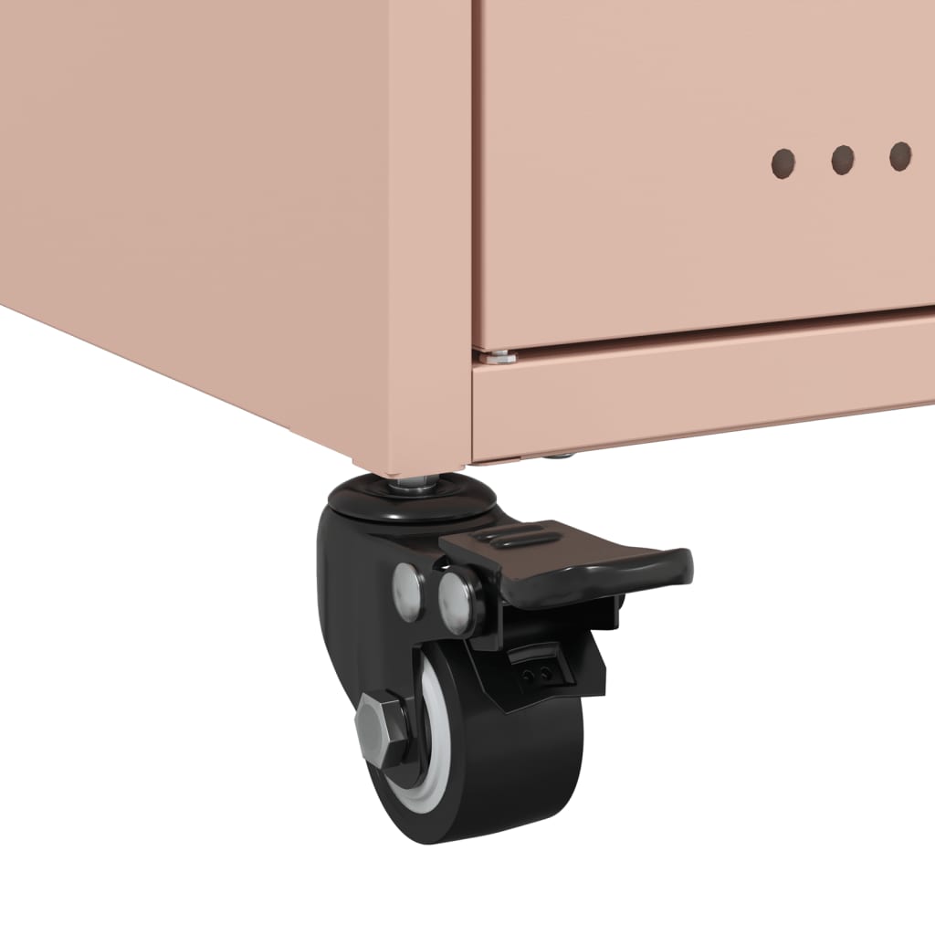 TV Cabinet Pink 100,5x39x43,5 cm Steel