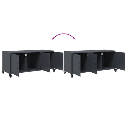 TV Cabinet Anthracite 100,5x39x43,5 cm Steel