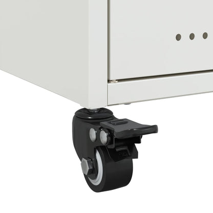 TV Cabinet White 100,5x39x43,5 cm Steel