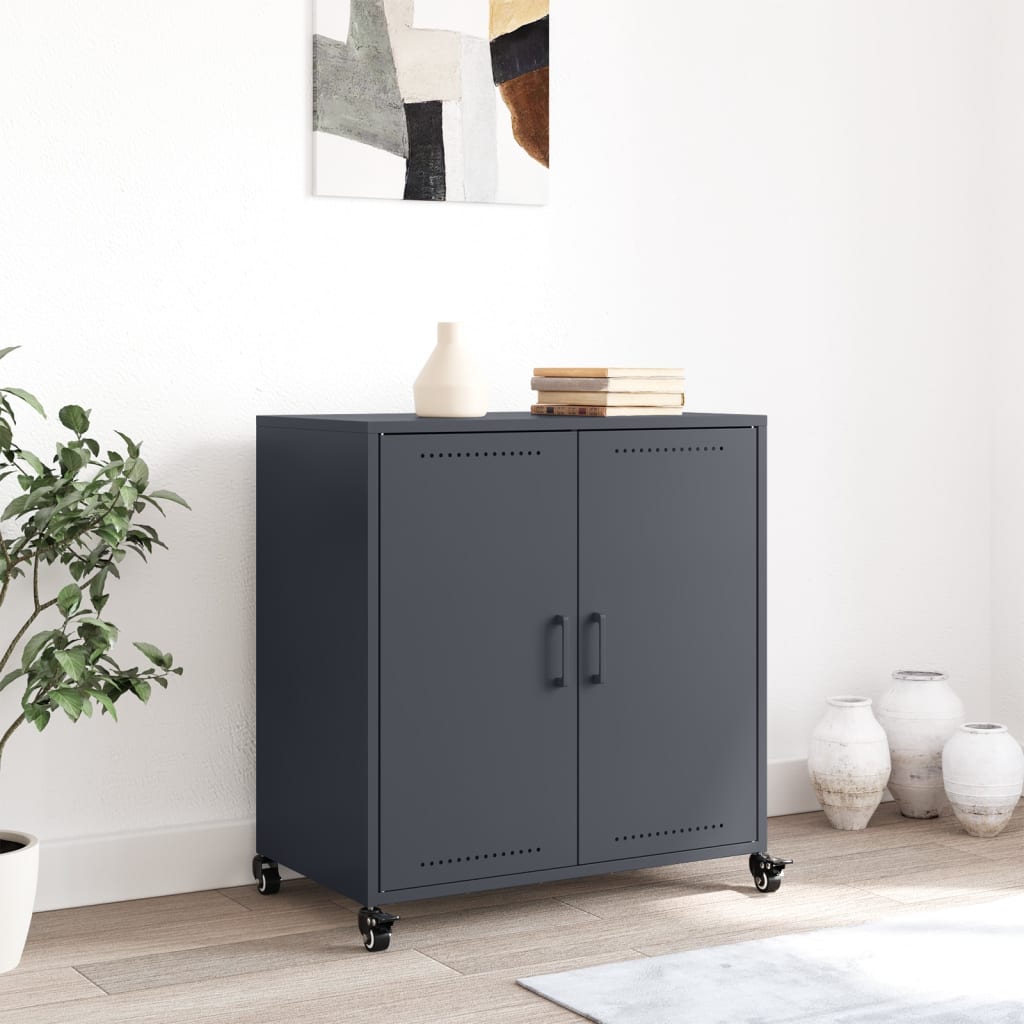 Sideboard Anthracite 68x39x72 cm Steel