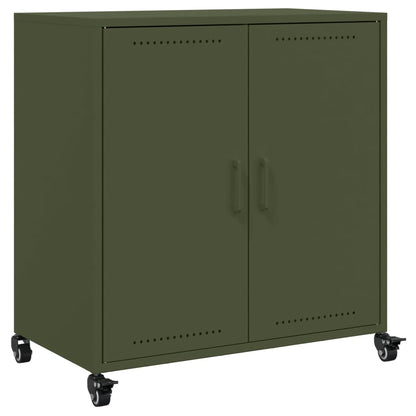 Sideboard Olive Green 68x39x72 cm Steel