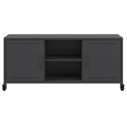 TV Cabinet Black 100,5x39x43,5 cm Steel