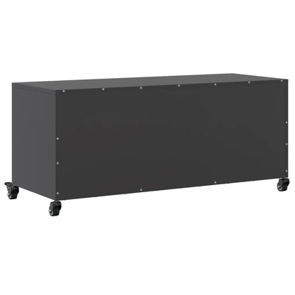 TV Cabinet Black 100,5x39x43,5 cm Steel