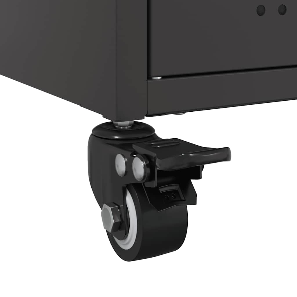 TV Cabinet Black 68x39x43,5 cm Steel
