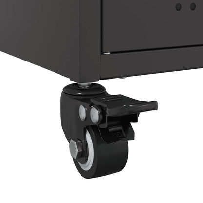TV Cabinet Black 68x39x43,5 cm Steel