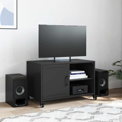 TV Cabinet Black 68x39x43,5 cm Steel