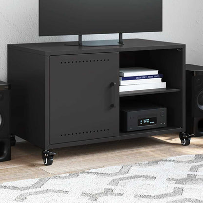 TV Cabinet Black 68x39x43,5 cm Steel