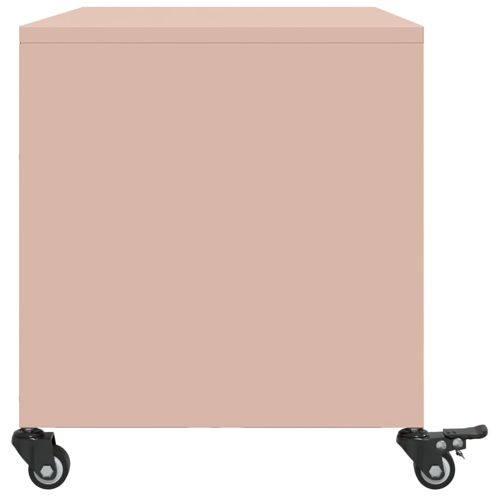 TV Cabinet Pink 68x39x43,5 cm Steel