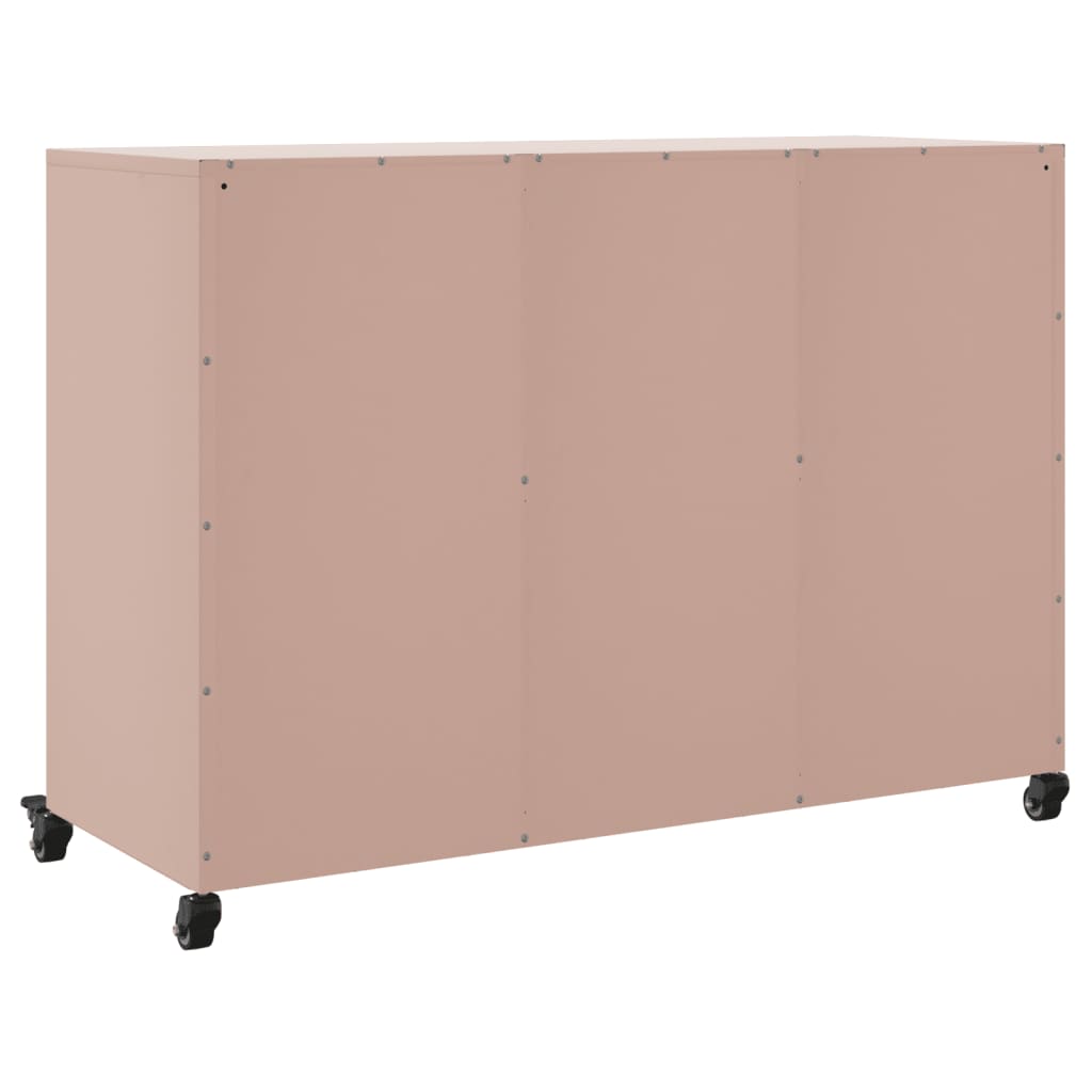 Sideboard Pink 100,5x39x72 cm Steel