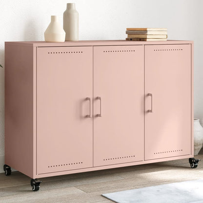Sideboard Pink 100,5x39x72 cm Steel