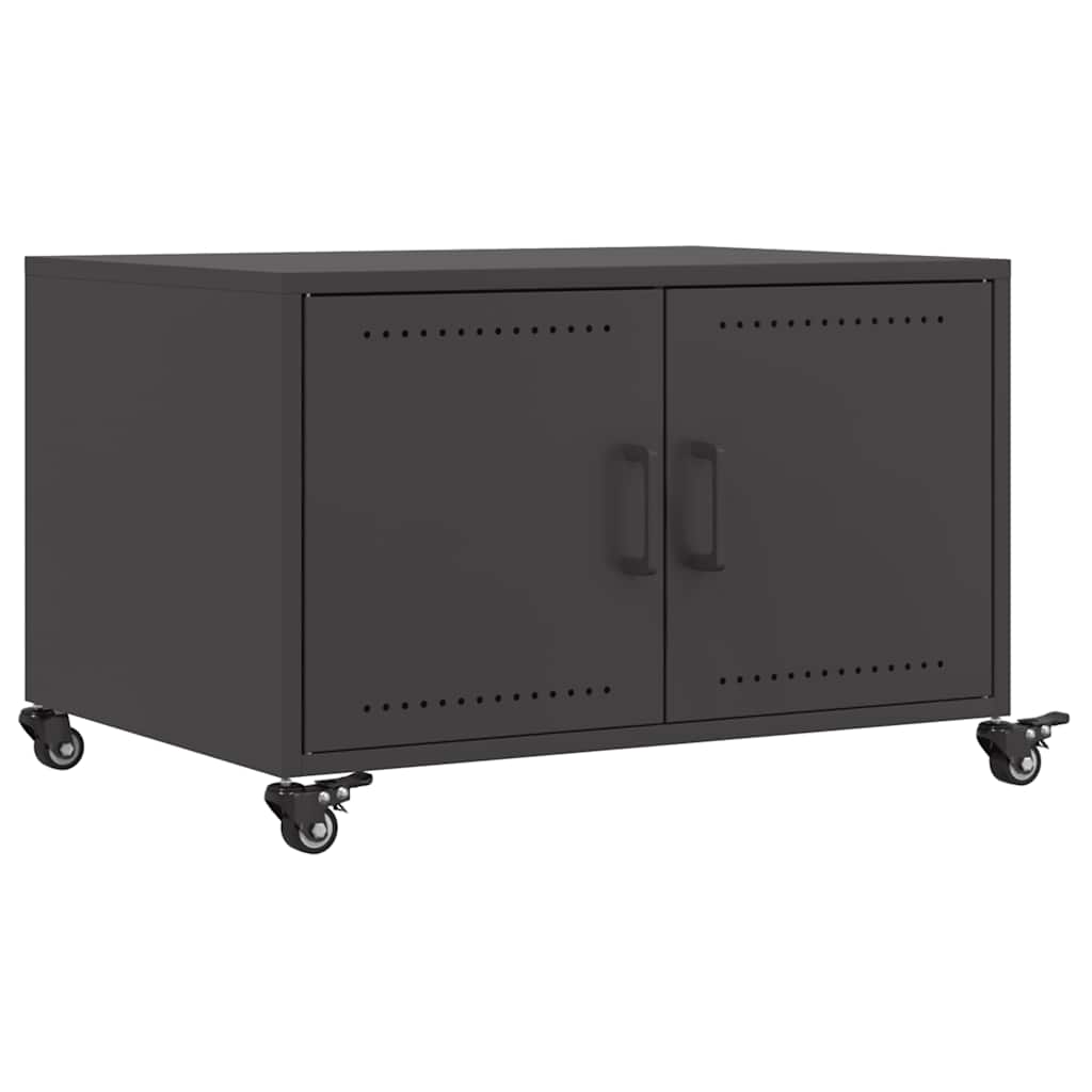 Coffee Table Black 68x50x43,5 cm Steel