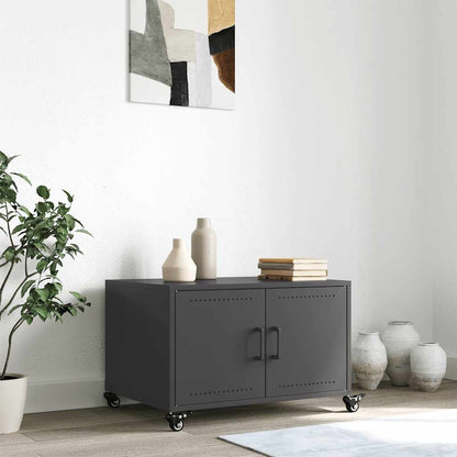 Coffee Table Black 68x50x43,5 cm Steel