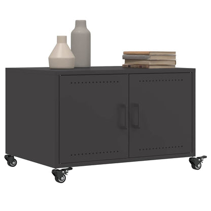 Coffee Table Black 68x50x43,5 cm Steel
