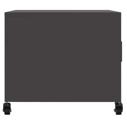 Coffee Table | Black | Cold-rolled steel | Medium | Lockable wheels