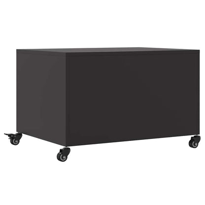 Coffee Table Black 68x50x43,5 cm Steel