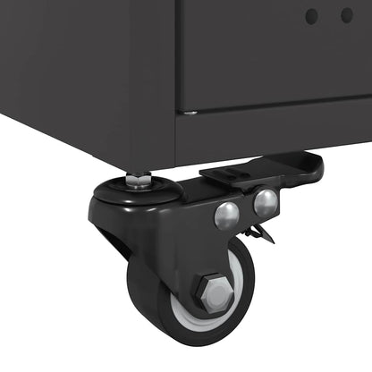 Coffee Table Black 68x50x43,5 cm Steel