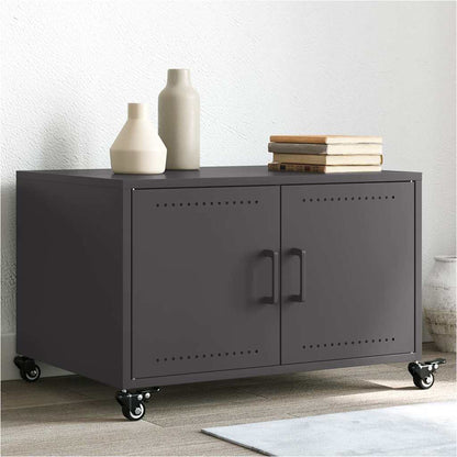 Coffee Table Black 68x50x43,5 cm Steel