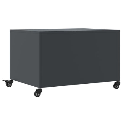 Coffee Table Anthracite 68x50x43.5 cm Steel
