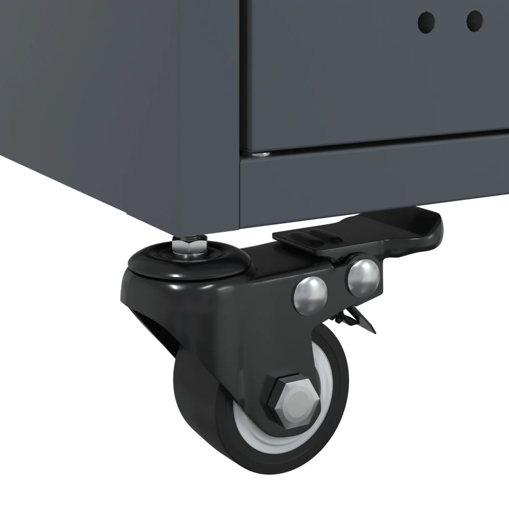 Coffee Table Anthracite 68x50x43.5 cm Steel