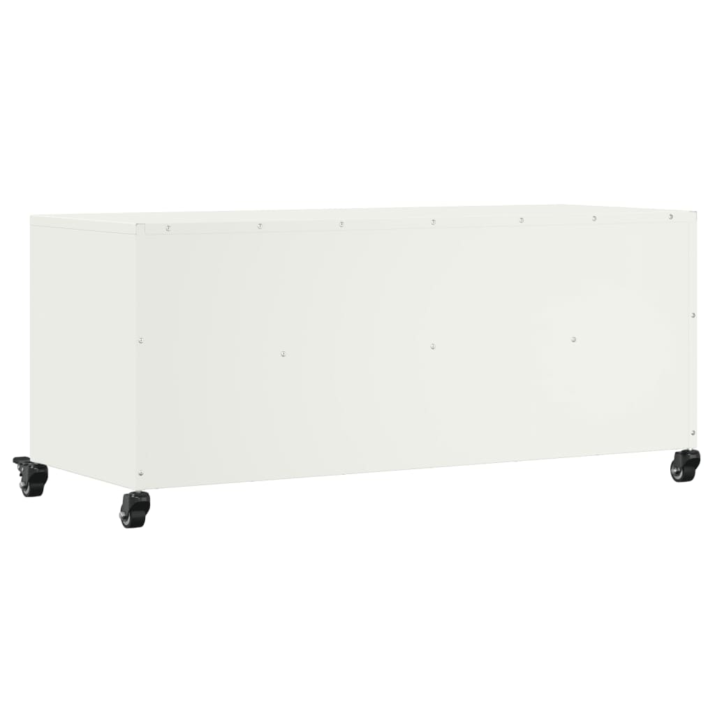 TV Cabinet White 100.5x39x43.5 cm Steel