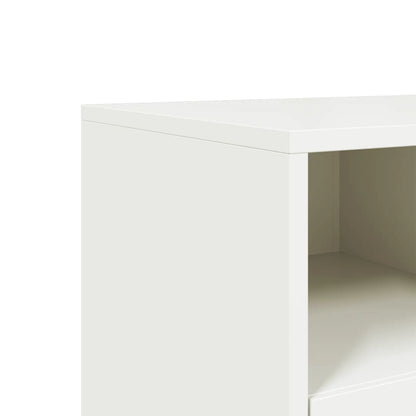 TV Cabinet White 100.5x39x43.5 cm Steel