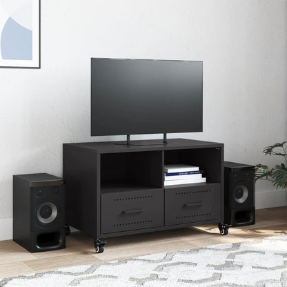 TV Cabinet Black 68x39x43,5 cm Steel