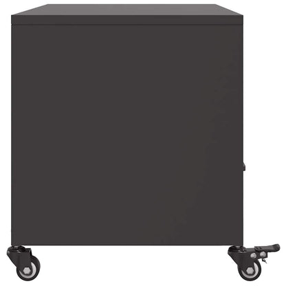 TV Cabinet Black 68x39x43,5 cm Steel