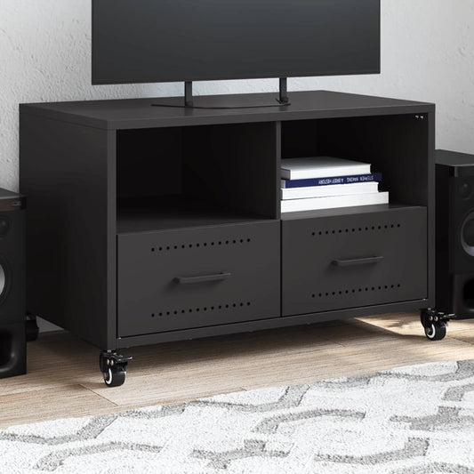 TV Cabinet Black 68x39x43,5 cm Steel