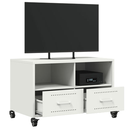 TV Cabinet White 68x39x43.5 cm Steel