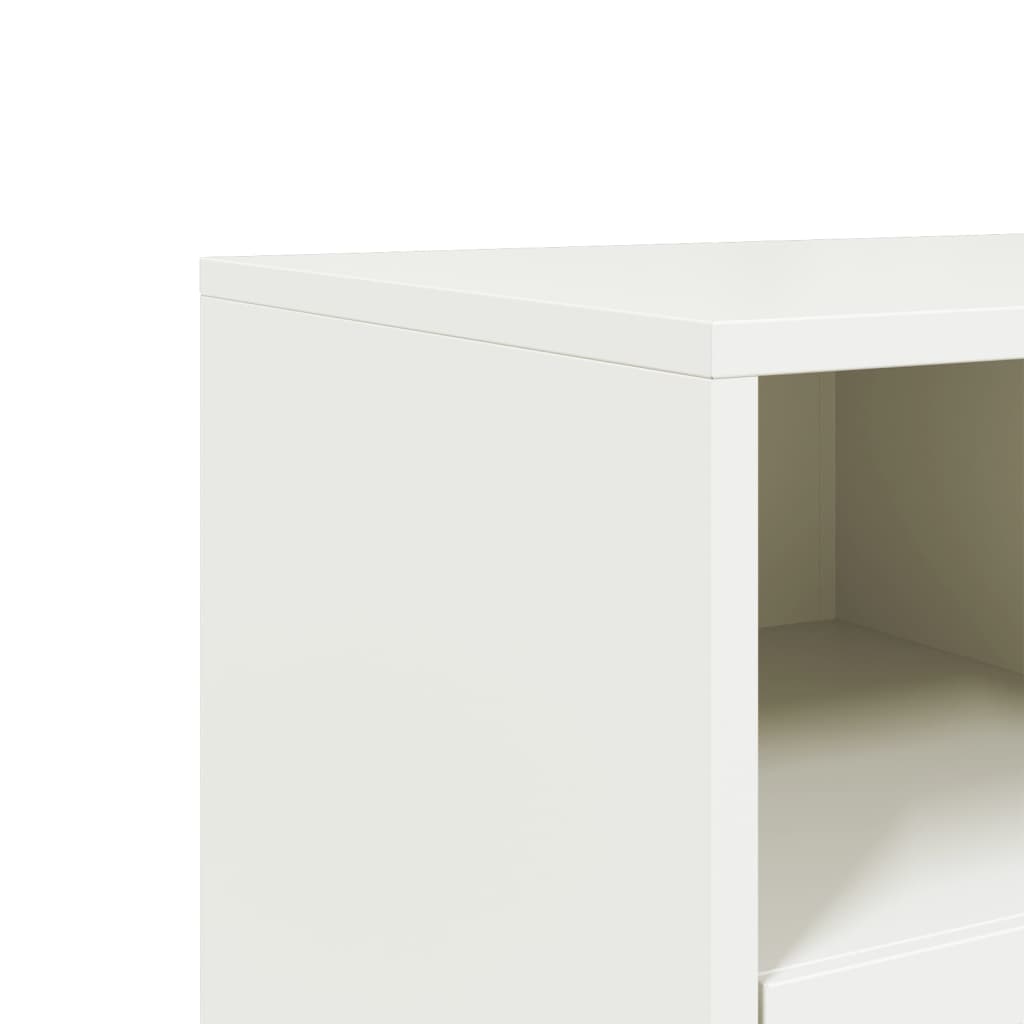 TV Cabinet White 68x39x43.5 cm Steel