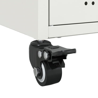 TV Cabinet White 68x39x43.5 cm Steel