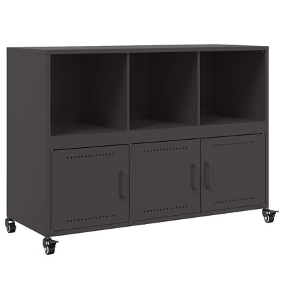 Sideboard Black 100,5x39x72 cm Steel