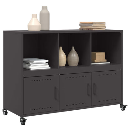 Sideboard Black 100,5x39x72 cm Steel