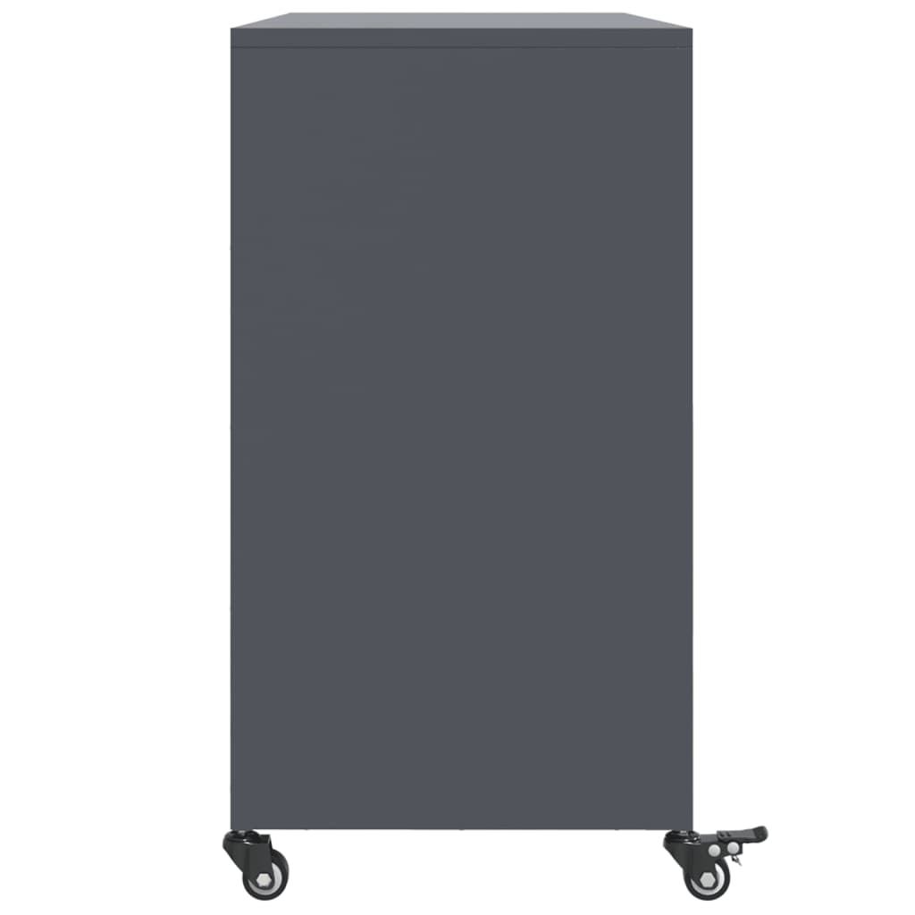 Sideboard Anthracite 100,5x39x72 cm Steel