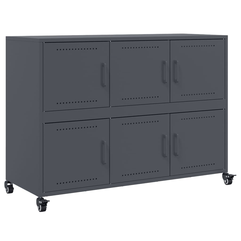 Sideboard Anthracite 100,5x39x72 cm Steel