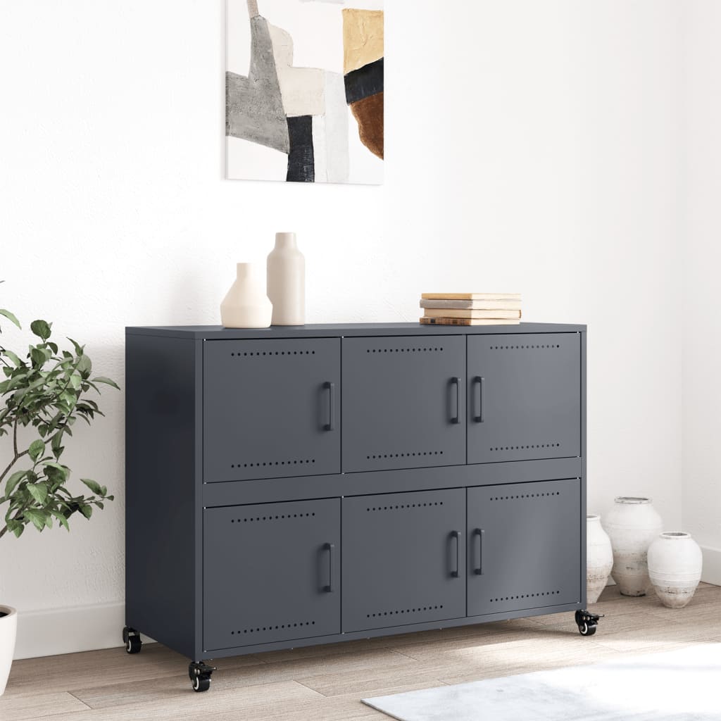Sideboard Anthracite 100,5x39x72 cm Steel
